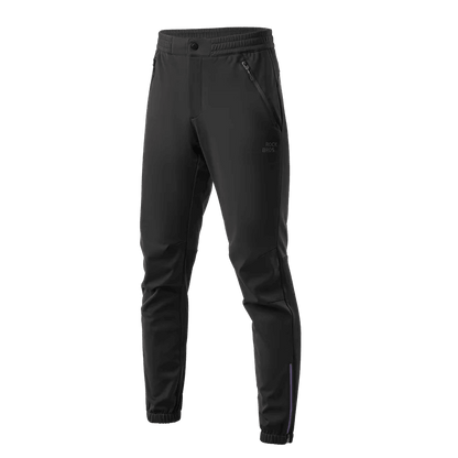 ROCKBROS Winter Thick Fleece Pants Windproof Cycling Pants Men Outdoor Camping Thermal Warm Casual Pants Ski Trousers Sweatpants