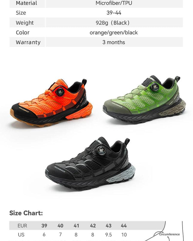 ROCKBROS Sports Shoes Men Cycling Outdoor Activity Footwear Soft Breathable Shoes Women Hiking Climbing Camping Non-slip Sneaker