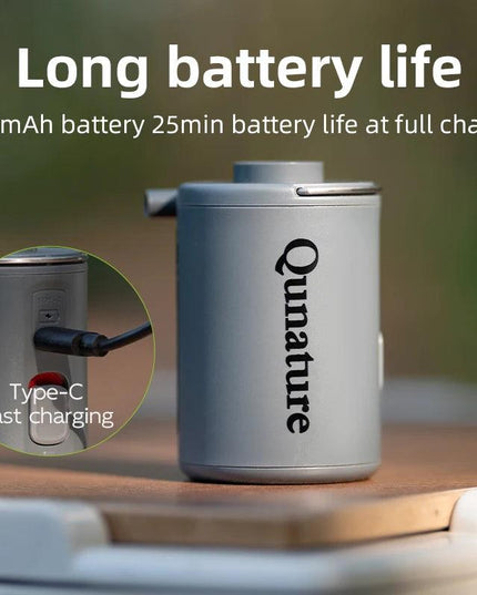 Qunature Electronic Wireless Inflator Pump Air Compressor Portable Outdoor Camping Tools Inflation Pump Cushions Sleeping Mat