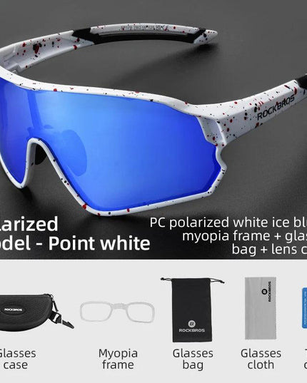 ROCKBROS Cycling Glasses MTB Road Bike Polarized Sunglasses UV400 Protection Ultra-light Unisex Bicycle Eyewear Sport Equipment