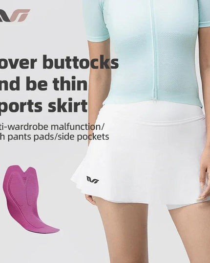 ROCKBROS TVI Cycling Skirt for Women Summer Breathable Running Cycling Outdoors Tennis Sport Skirt Pockets Fitness Casual Shorts