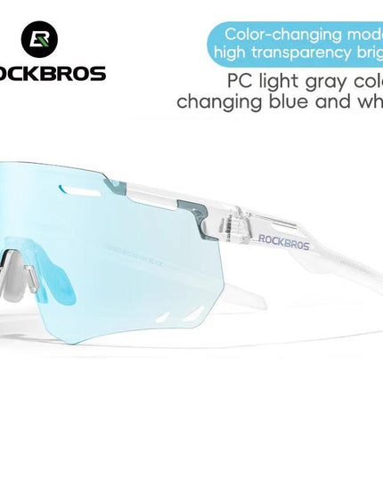 ROCKBROS Cycling Glasses MTB Road Bike Eyewear Driving Golf Goggles Protection Sports UV400 Sunglasses Polarized/Photochromic