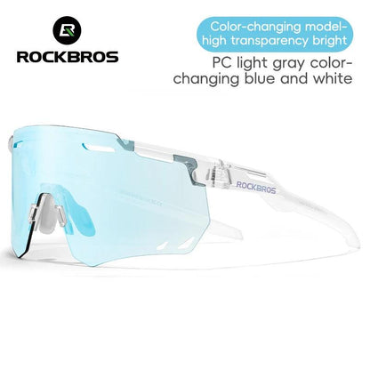 ROCKBROS Cycling Glasses MTB Road Bike Eyewear Driving Golf Goggles Protection Sports UV400 Sunglasses Polarized/Photochromic