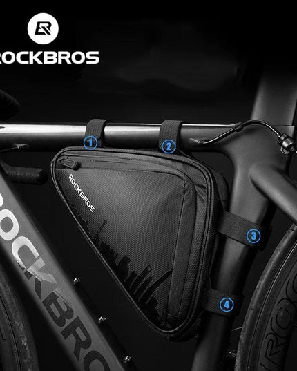 ROCKBROS Bike Bicycle Front Frame Triangle Bag Ultra-light Tube Small Packet Repair Tool Pouch Cycling Outdoor Sports Accessory