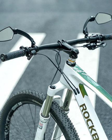 ROCKBROS Bicycle Mirror Handlebar Rear View Mirror Adjustable  Wide Range Back Sight Reflector Cycling Mirrors Bike Accessories