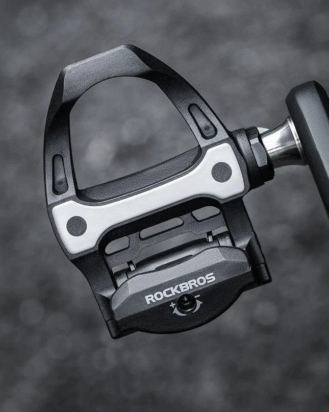 ROCKBROS Pedal Self-locking Carbon Fiber Bicycle Pedal For SPD System Ultralight Road Bike Pedal Cleat Platform Lock For Shimano