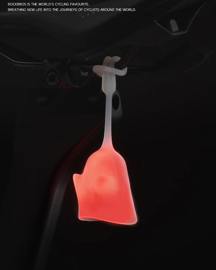 ROCKBROS Bike Rear Light 3 Modes IP64 Dustproof Waterproof Warning Light Tail Bicycle Silicone Shell High Elastic Taillight