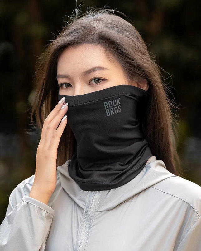 ROCKBROS Ski Mask Winter Warm Hiking Scarf Fleece Neck Scarf Camping Hiking Balaclava Cycling Face Mask Windproof Breathable
