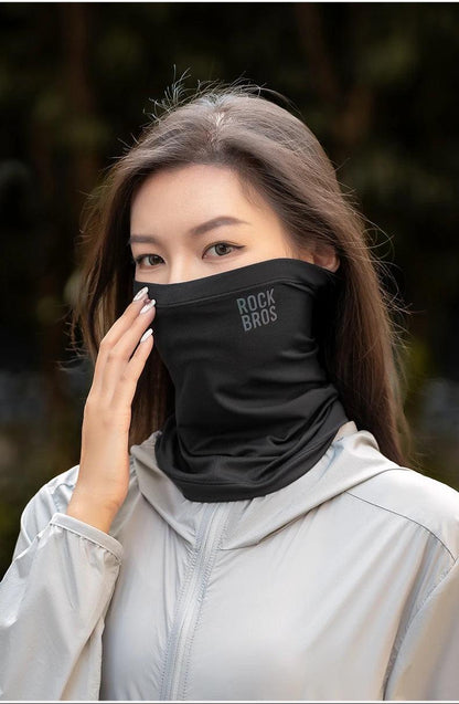 ROCKBROS Ski Mask Winter Warm Hiking Scarf Fleece Neck Scarf Camping Hiking Balaclava Cycling Face Mask Windproof Breathable