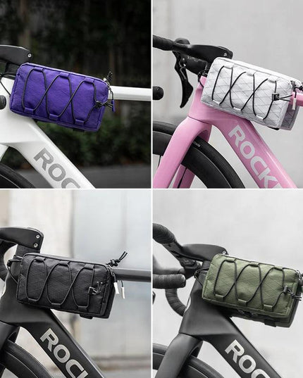ROCKBROS Bike Bag Top Tube Bag Floating Installation Method Cycling Saddlebags Bicycle Pannier Bag Large Capacity Equipment
