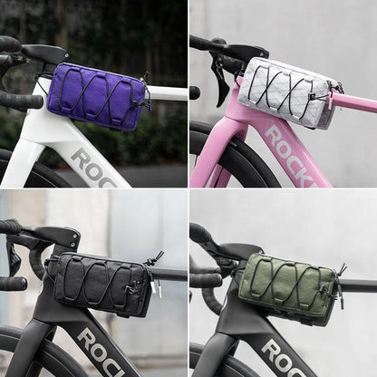 ROCKBROS Bike Bag Top Tube Bag Floating Installation Method Cycling Saddlebags Bicycle Pannier Bag Large Capacity Equipment