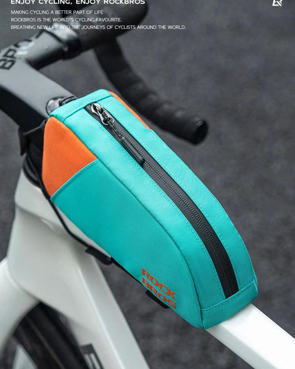 ROCKBROS Bicycle Bag Ultralight Top Front Tube Frame  Bag Large Capacity Reflective Portable Bike Bag Cycling Pannier Bag