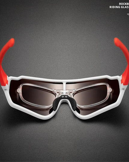 ROCKBROS Cycling Glasses Men Women Photochromic Outdoor Sport Hiking Eyewear Polarized Sunglasses Inner Frame  Bicycle Glasses