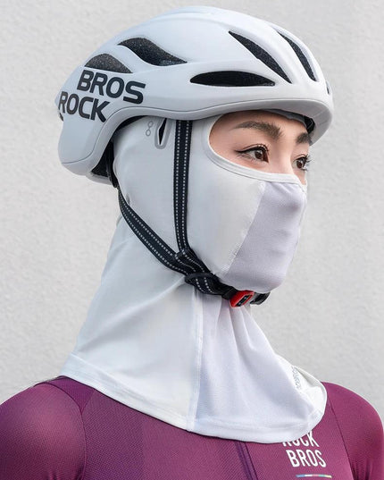 ROCKBROS UV Protection Face Cover Summer Cool Balaclava Ice Silk Anti-UV Cycling Full Face Cap Riding Headgear Masks Breathable