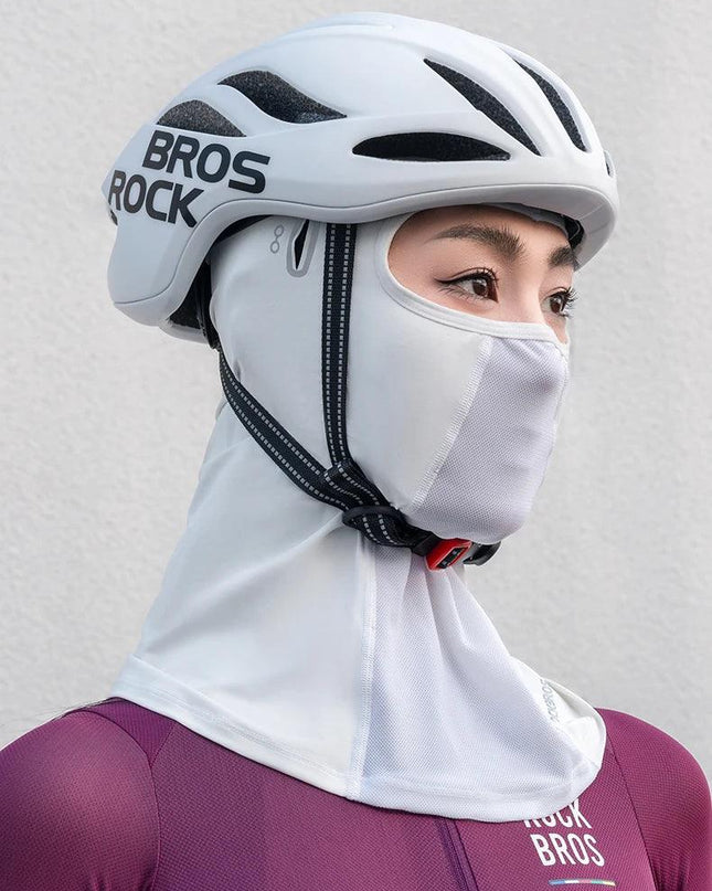ROCKBROS UV Protection Face Cover Summer Cool Balaclava Ice Silk Anti-UV Cycling Full Face Cap Riding Headgear Masks Breathable
