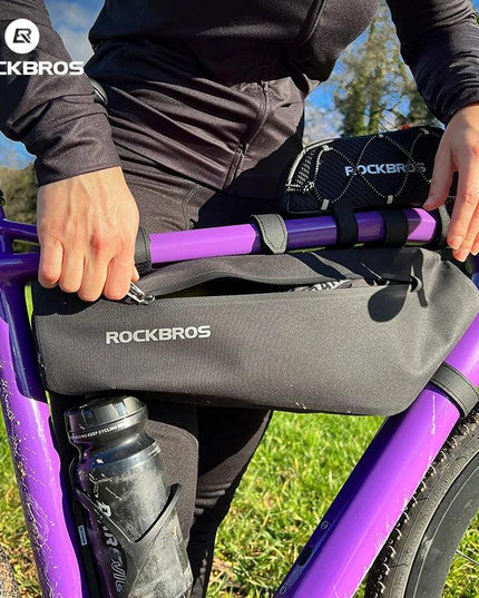 ROCKBROS Cycling Bicycle Bags Top Tube Front Frame Bag Waterproof MTB Road Triangle Pannier Dirt-resistant Bike Accessories Bags