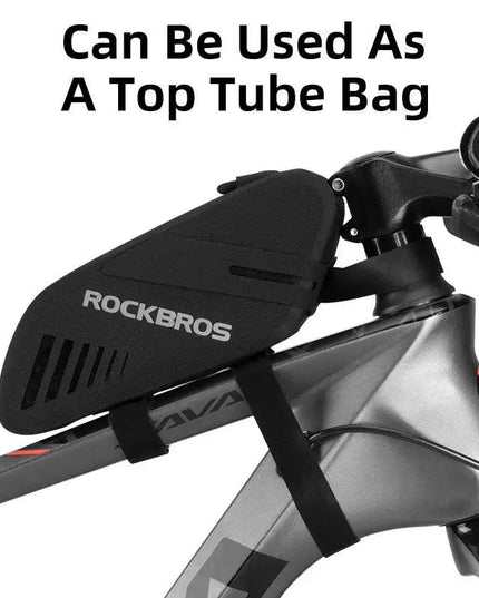ROCKBROS Bicycle Saddle Bag 0.6L Capacity Waterproof Bike Rear Tail Bag Can Hang Taillights MTB Road Bike Bag Bike Accessories