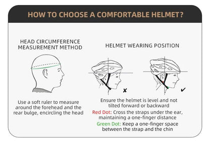 ROCKBROS Bike Helmet Outdoor Sports Safely Mountain Road Electric Scooter Helmet Integrated Molding Cycling Motorcycle Helmet