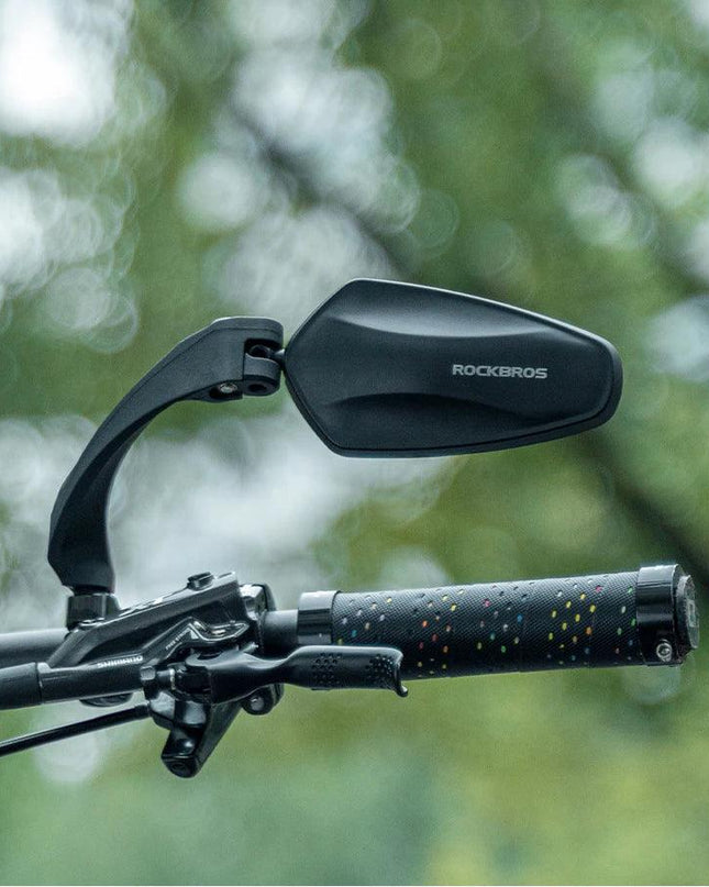 ROCKBROS Bicycle Mirror Handlebar Rear View Mirror Adjustable  Wide Range Back Sight Reflector Cycling Mirrors Bike Accessories