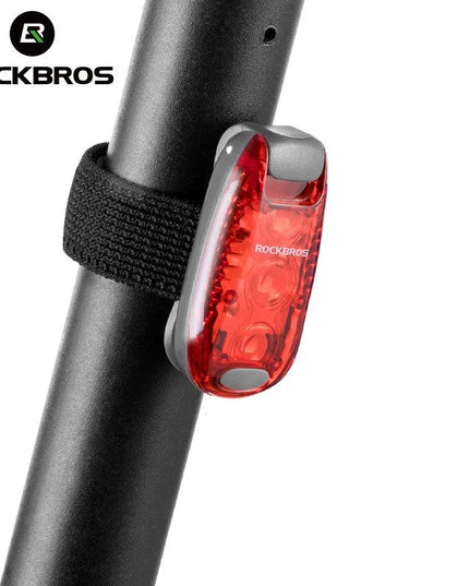 ROCKBROS Bike Tail Light Mini MTB Road Bike Light Warning Helmet Light Rear Bag light Portable Running Light Bicycle Accessories