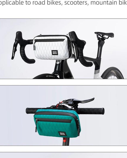 ROCKBROS Bicycle Bag Portable Lightweight MTB Road Bike Handlebar Bag 2.1L Big Capacity Multifunctional Riding Shoulder Bag