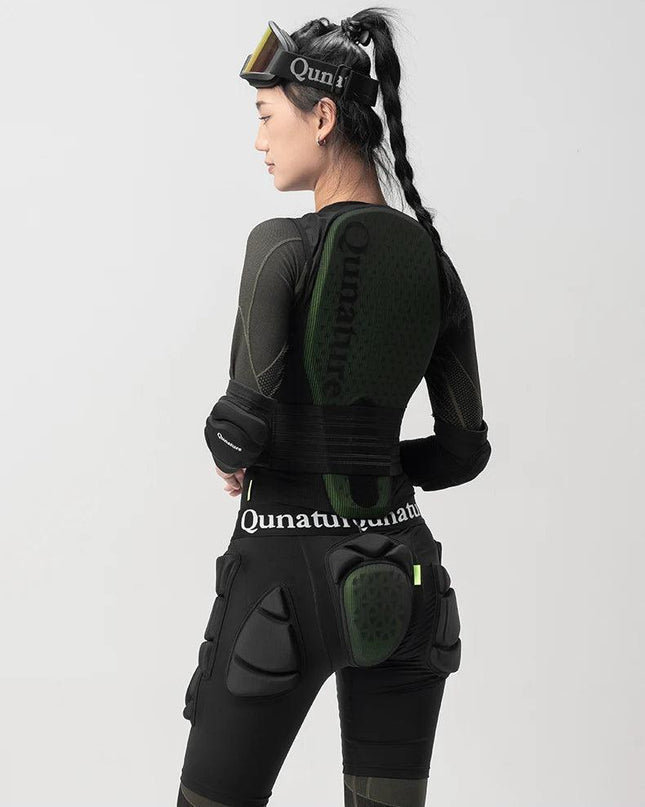 Qunature EVA Padded Ski Hip Protection Pad Safety Ski Hip Protector Snowboard Sports Hip Protective Gear Shock-absorbing