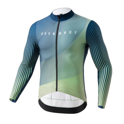 ROCKBROS Autumn Winter Cycling Jacket Fleece Bicycle Clothing for Men Women MTB Road Professional Training Jersey Warm Jacket