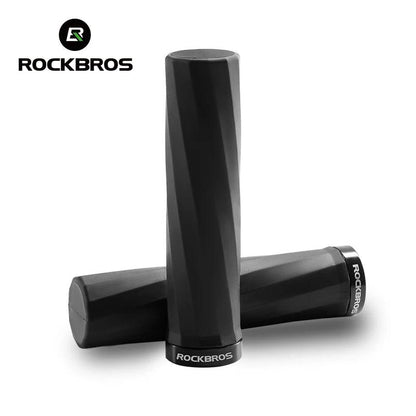 ROCKBROS MTB Handlebar Grips Unilateral Locking Shock-Absorbing Anti-Slip TPE Comfortable Mountain Handle Grips Bike Accessories