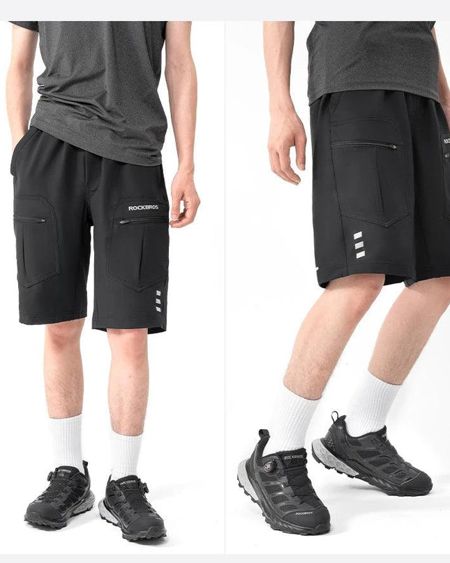 ROCKBROS Cycling Shorts Separable Underwear Shorts MTB Sports Casual Pants Bike Shorts Fitness Breathable Outdoor Ciclismo Pants