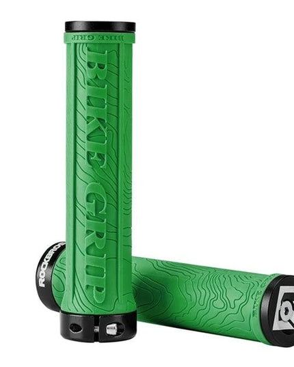 ROCKBROS TPR Rubber Bike Grips Bicycle Handlebar Mtb Grips Soft 3D Anti-skid Lock On Handle Bar Cycling Parts Bike Accessories