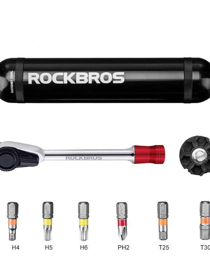 ROCKBROS Cycling Multifunctional Bike Bicycle Repair Tool Kits Torque Wrench Bike Screwdriver MTB Road Bike Tool Sets Equipment