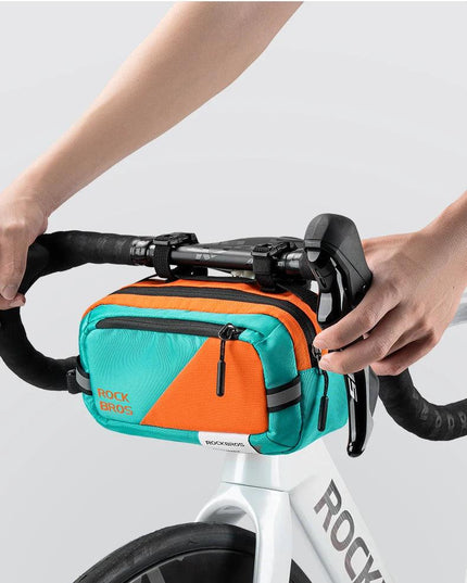 ROCKBROS Handlebar Bag  Bike Bag Portable Pannier Multi-purpose 2.5L Large Capacity Backpack Shoulder Messenger Crossbody Bags