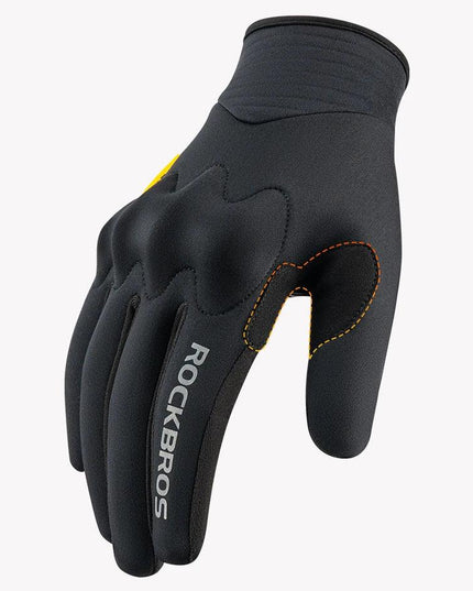 ROCKBROS Winter Gloves Touch screen Windproof Bike Cycling Gloves Full Finger Ski Non-Slip Warm Sports Motorcycle Hiking Gloves