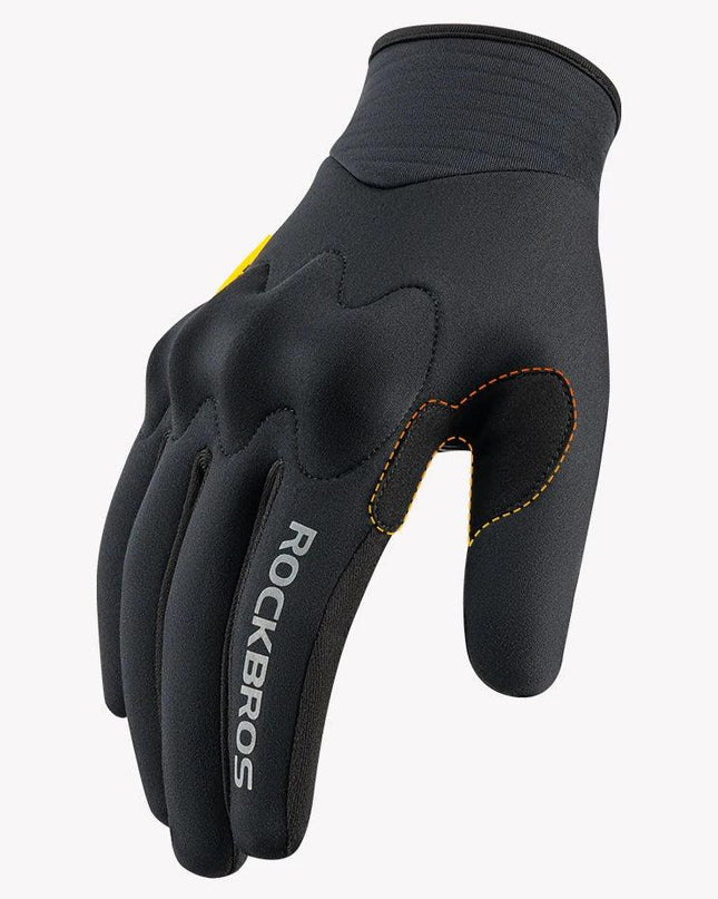 ROCKBROS Winter Gloves Touch screen Windproof Bike Cycling Gloves Full Finger Ski Non-Slip Warm Sports Motorcycle Hiking Gloves