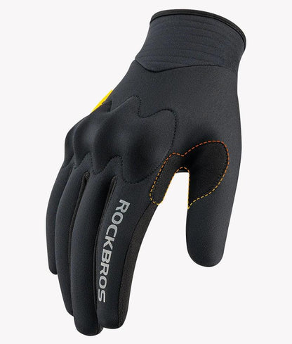 ROCKBROS Winter Gloves Touch screen Windproof Bike Cycling Gloves Full Finger Ski Non-Slip Warm Sports Motorcycle Hiking Gloves