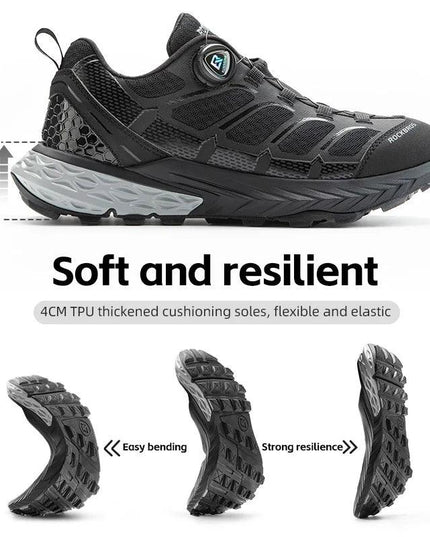 ROCKBROS Sports Shoes Men Cycling Outdoor Activity Footwear Soft Breathable Shoes Women Hiking Climbing Camping Non-slip Sneaker