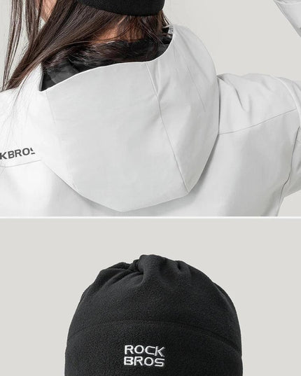 ROCKBROS Winter Scarf Hats Fleece Windproof Balaclava Hiking Warm Mask Bandana Ear Neck Cover Thermal Camping Sport Gear