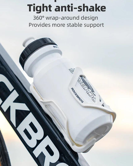ROCKBROS Bicycle Water Bottle Cage Road Mountain Bicycle Bottle Rack ABS+PC Lightweight Cycling Bottle Bracket Water Cup Rack