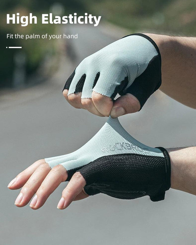 ROCKBROS Cycling Gloves Half Finger Sport Gloves Breathable Summer MTB Mountain Outdoor Fitness Mittens Bicycle Glove Equipment