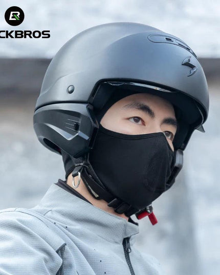 ROCKBROS Warm Windproof Cycling Cap Full Face Mask Fleece Thermal Helmet Head Cover Balaclava Ski Bicycle Motorcycle Head Hat