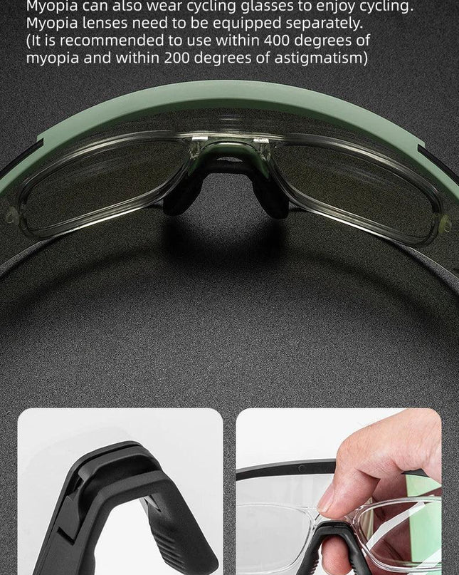 ROCKBROS New Cycling Glasses Ultralight Photochromic Anti-Fog Cycling Sunglasses MTB Road Outdoor Sports UV Protection Goggles ﻿