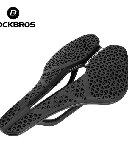 ROCKBROS 3D Printed Bicycle Carbon Saddle Ultra-Light Shock-Absorption MTB Road Profession Racing Bicycle Cycling Saddle