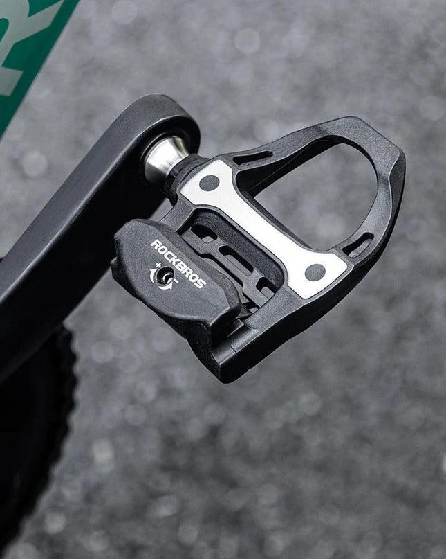 ROCKBROS Pedal Self-locking Carbon Fiber Bicycle Pedal For SPD System Ultralight Road Bike Pedal Cleat Platform Lock For Shimano