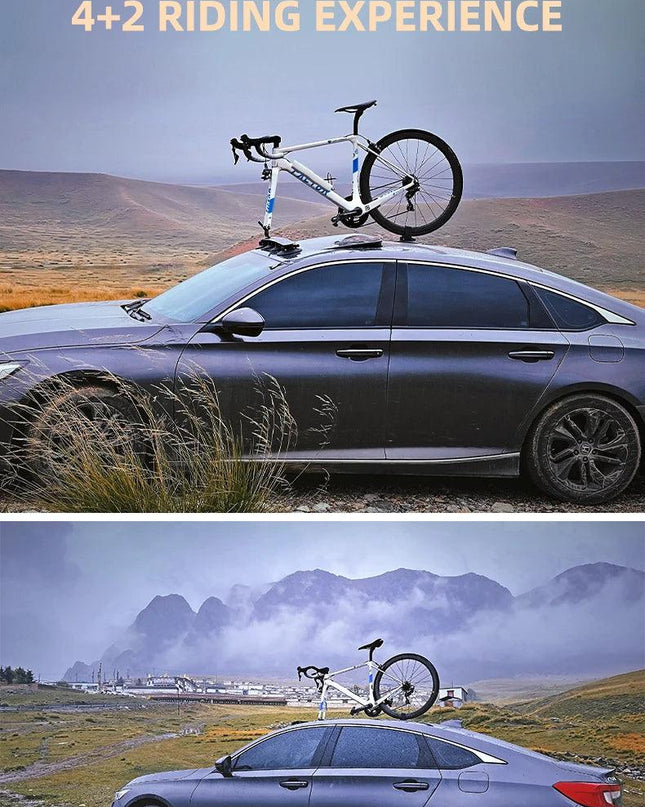 ROCKBROS Bike Bicycle Rack Suction Roof-Top Bike Car Racks Carrier Quick Install Bike Roof Rack MTB Mountain Road Bike Accessory