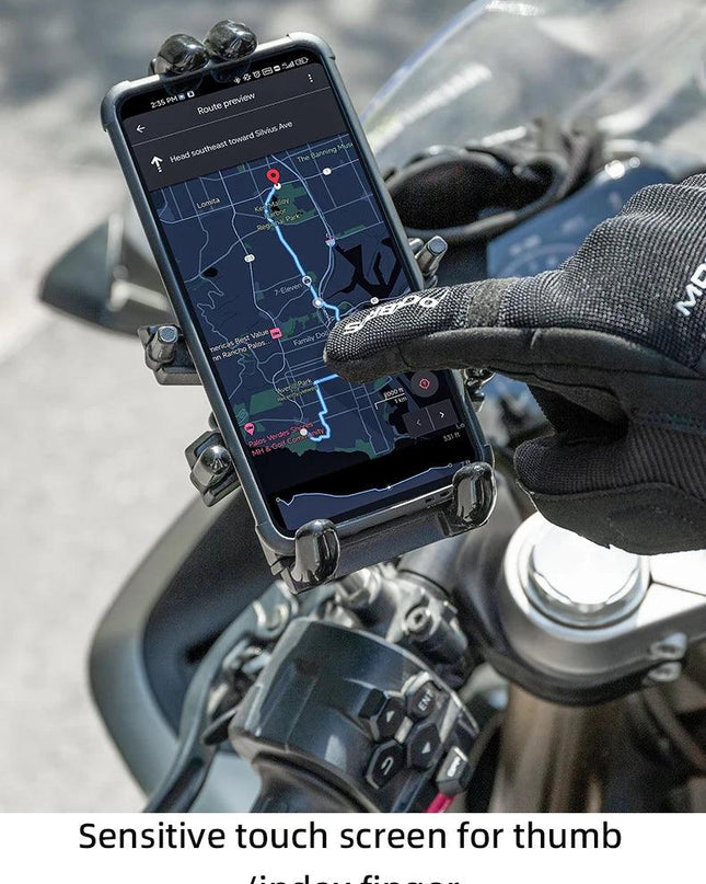 ROCKBROS Gloves Touch Screen Riding MTB Bike Bicycle Motorcycle Gloves SBR Palm Pad Fitness Climbing Thick Protective Glove