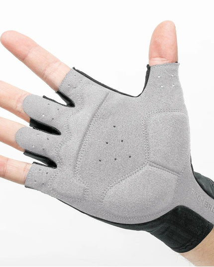 ROCKBROS Cycling Gloves Summer Bicycle Half Finger Gloves Shockproof Anti-Slip Fingerless Gloves Bike Breathable MTB Road Gloves