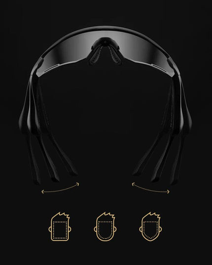 ROCKBROS Polarized Glasses Wireless Bluetooth 5.2 Sunglasses Headset Telephone Driving MP3 Riding Cycling Eyewear UV400 Goggles