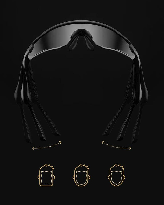 ROCKBROS Polarized Glasses Wireless Bluetooth 5.2 Sunglasses Headset Telephone Driving MP3 Riding Cycling Eyewear UV400 Goggles