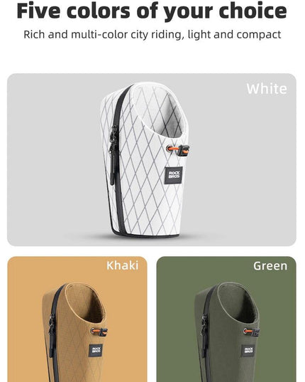 ROCKBROS Folding Bicycle Water Bottle Bags Fashion Front Frame Kettle Bags for Brompton Bike Electric Scooter Tools Package