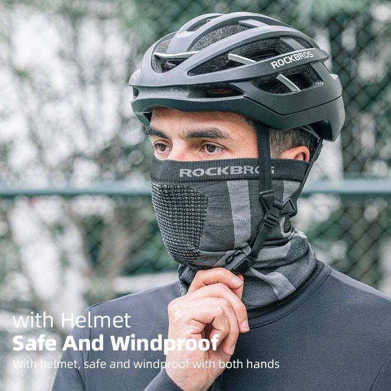 ROCKBROS Bike Mask Full Face Mask Balaclava Breathable Sun UV Protection Hiking Outdoor Sport Cycling Windproof Motorcycle Scarf